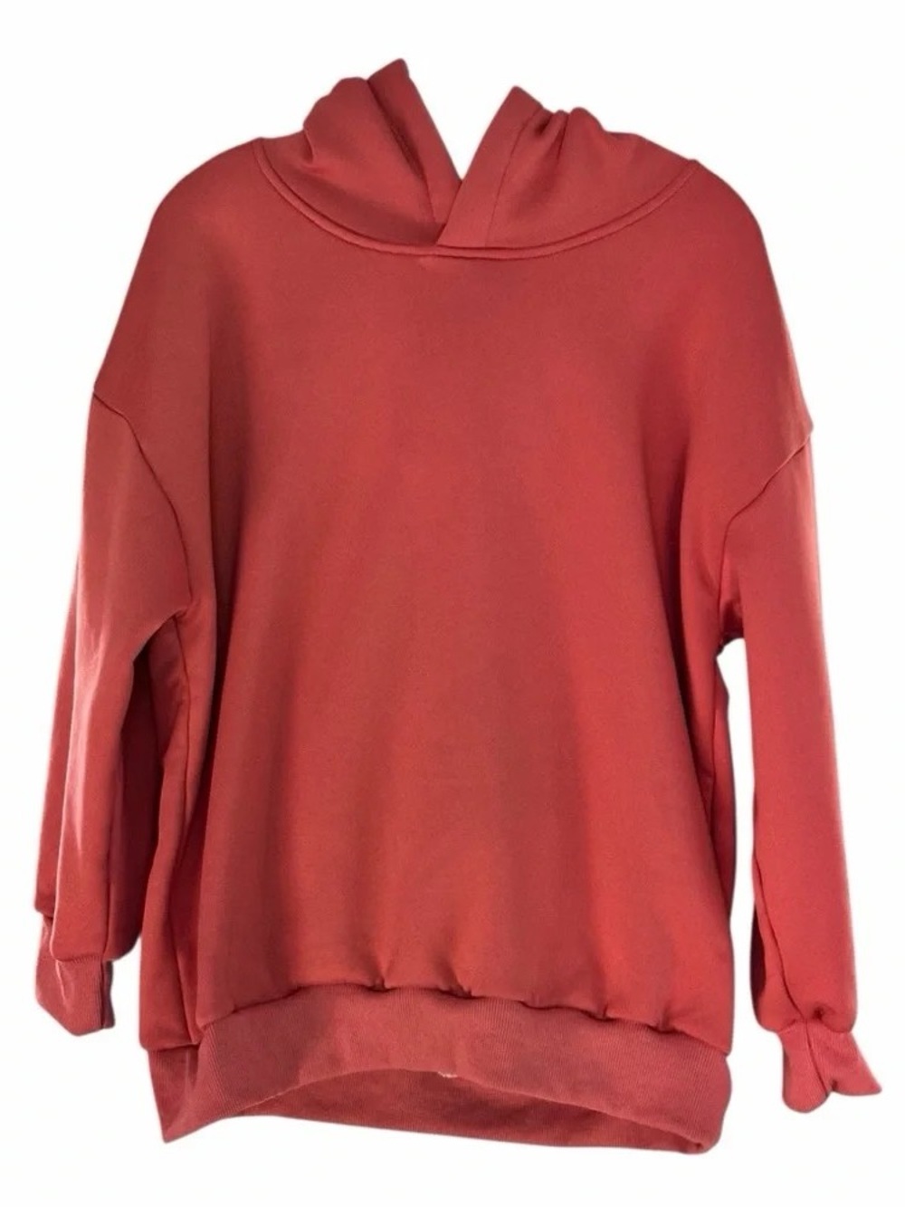 Women’s Relaxed Hoodie Sweatshirt in Rust
